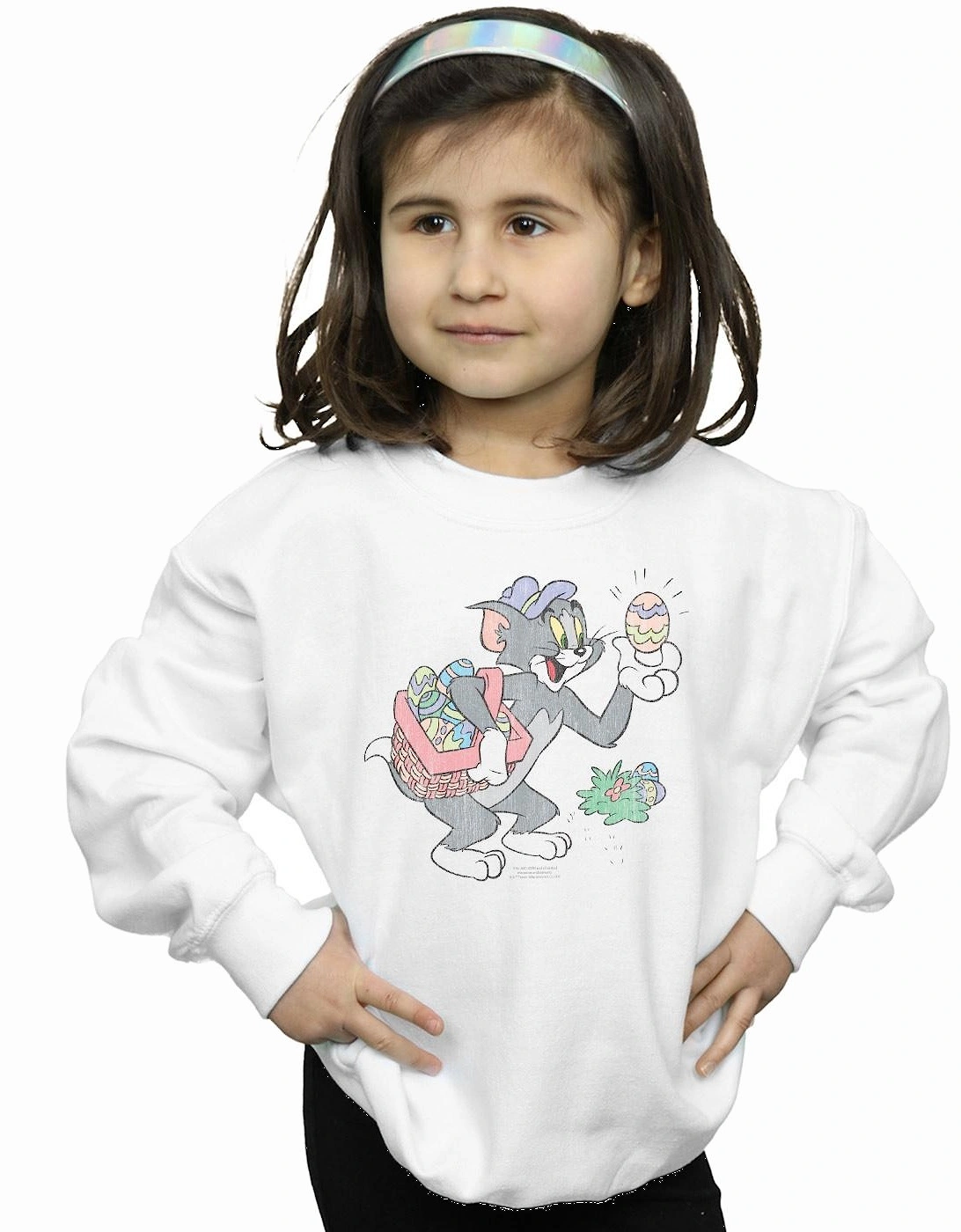 Tom And Jerry Girls Egg Hunt Sweatshirt