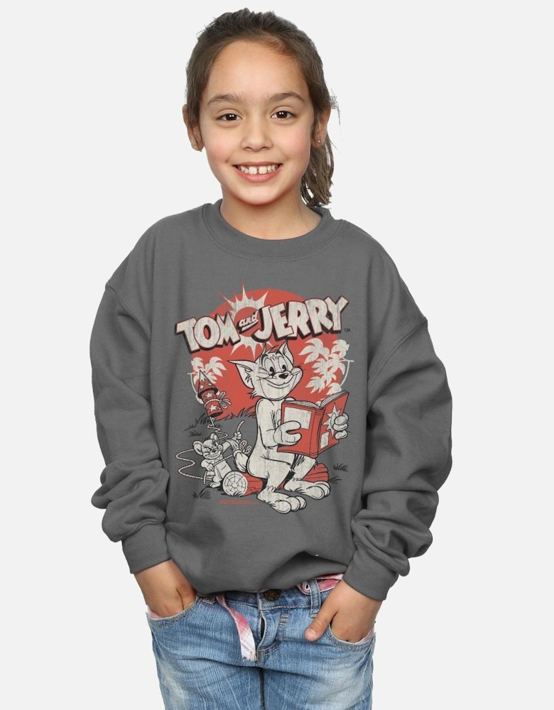 Tom And Jerry Girls Rocket Prank Sweatshirt