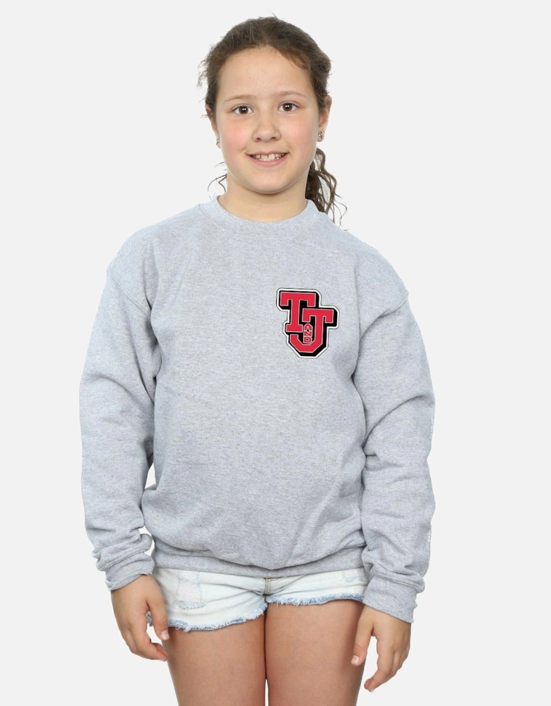 Tom And Jerry Girls Collegiate Logo Sweatshirt
