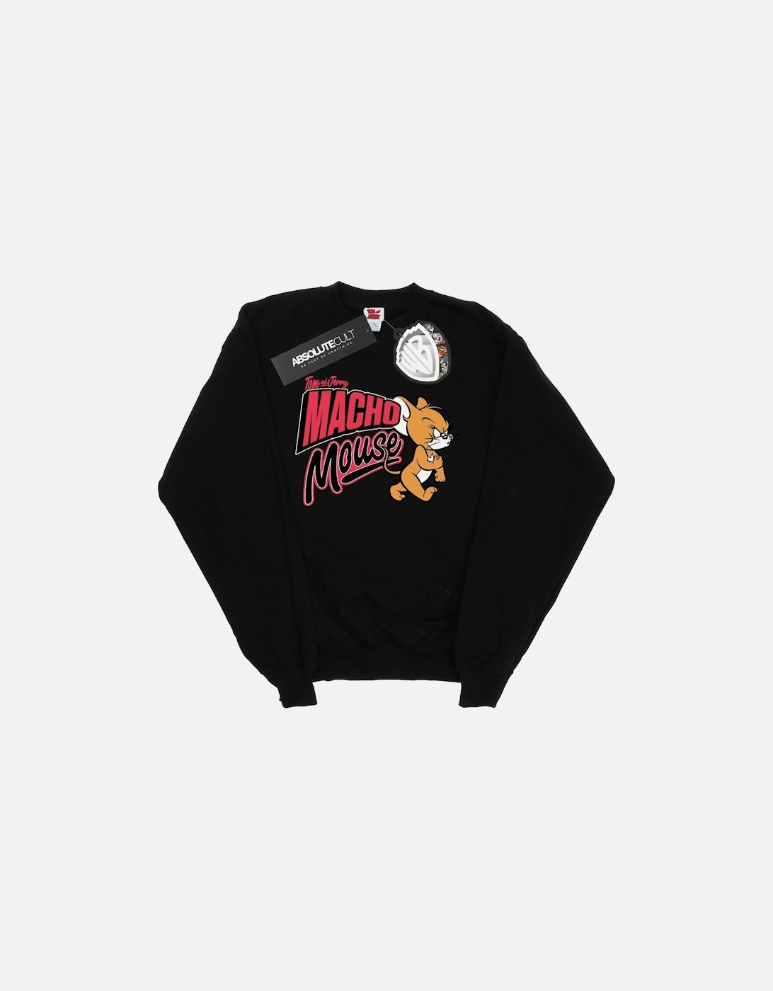 Tom And Jerry Boys Macho Mouse Sweatshirt, 6 of 5