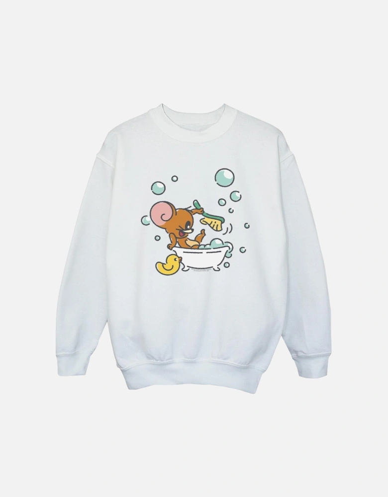 Tom And Jerry Girls Bath Time Sweatshirt