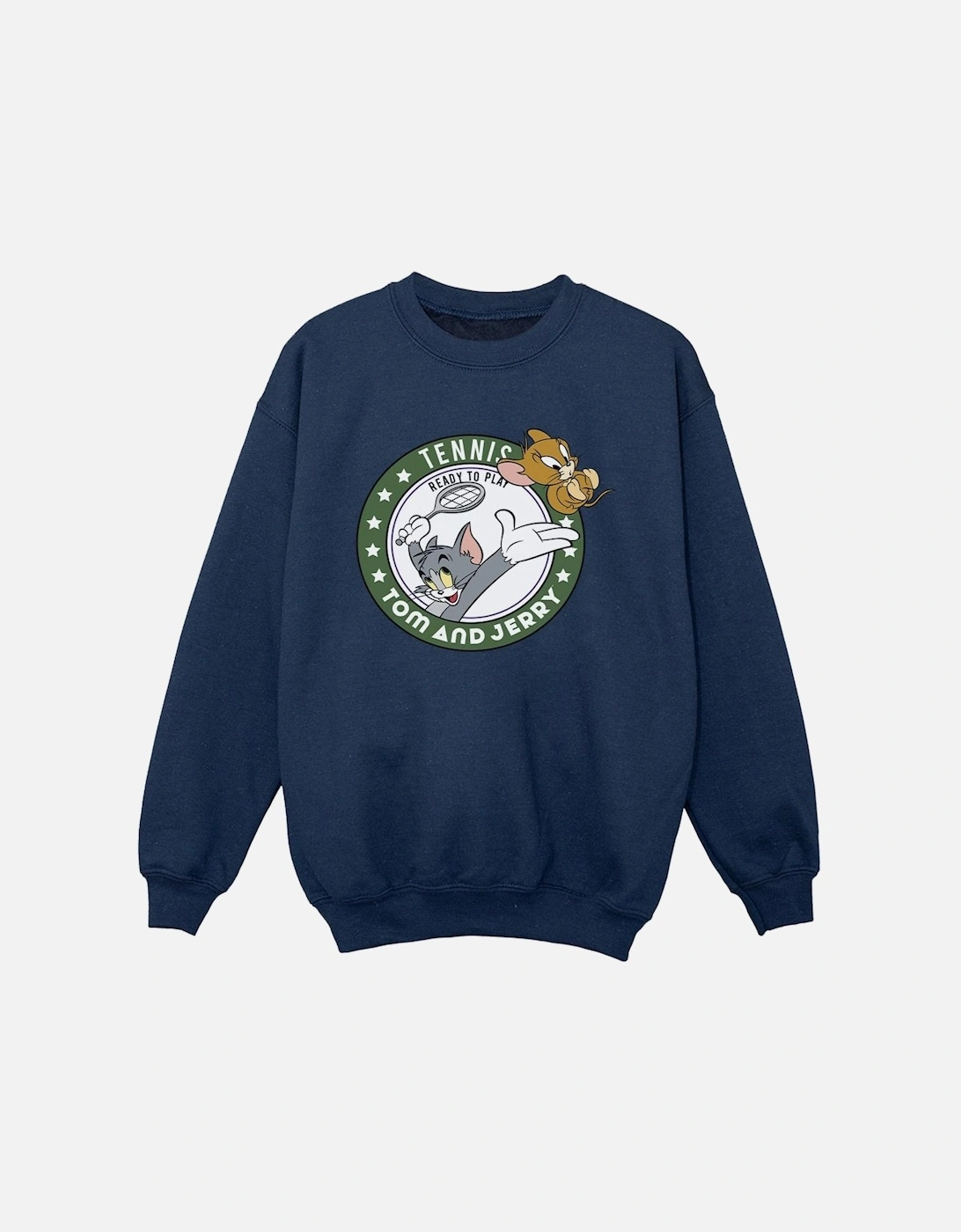 Tom And Jerry Boys Tennis Ready To Play Sweatshirt, 5 of 4