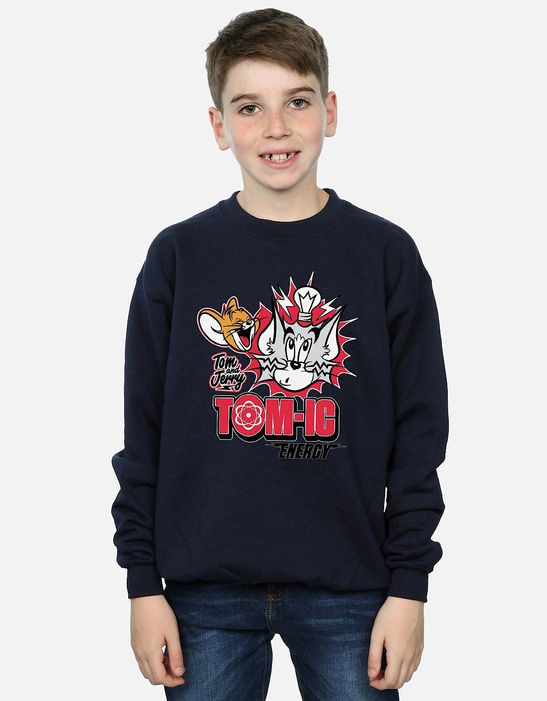 Tom And Jerry Boys Tomic Energy Sweatshirt