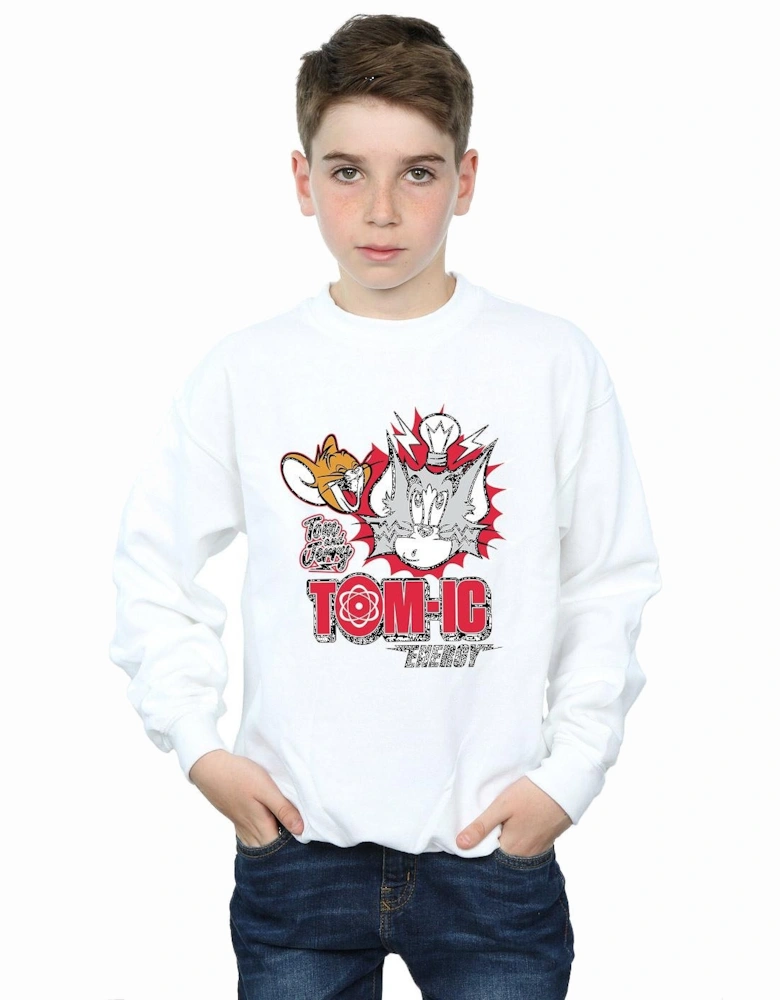 Tom And Jerry Boys Tomic Energy Sweatshirt