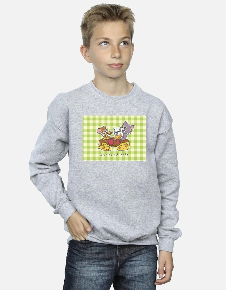 Tom And Jerry Boys Breakfast Buds Sweatshirt