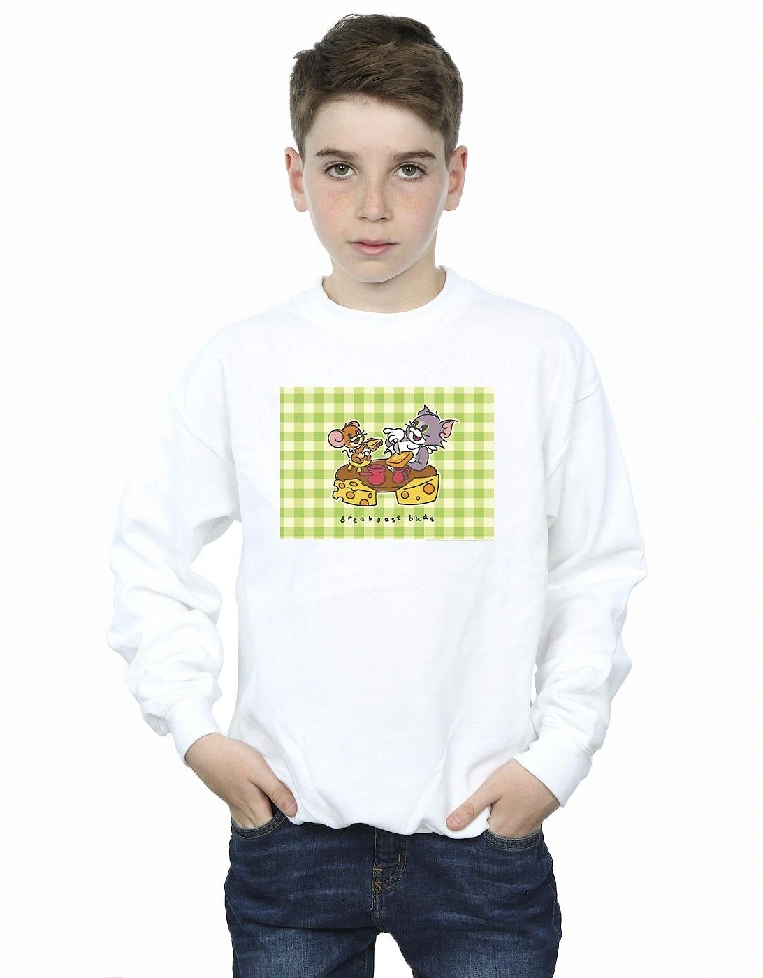 Tom And Jerry Boys Breakfast Buds Sweatshirt