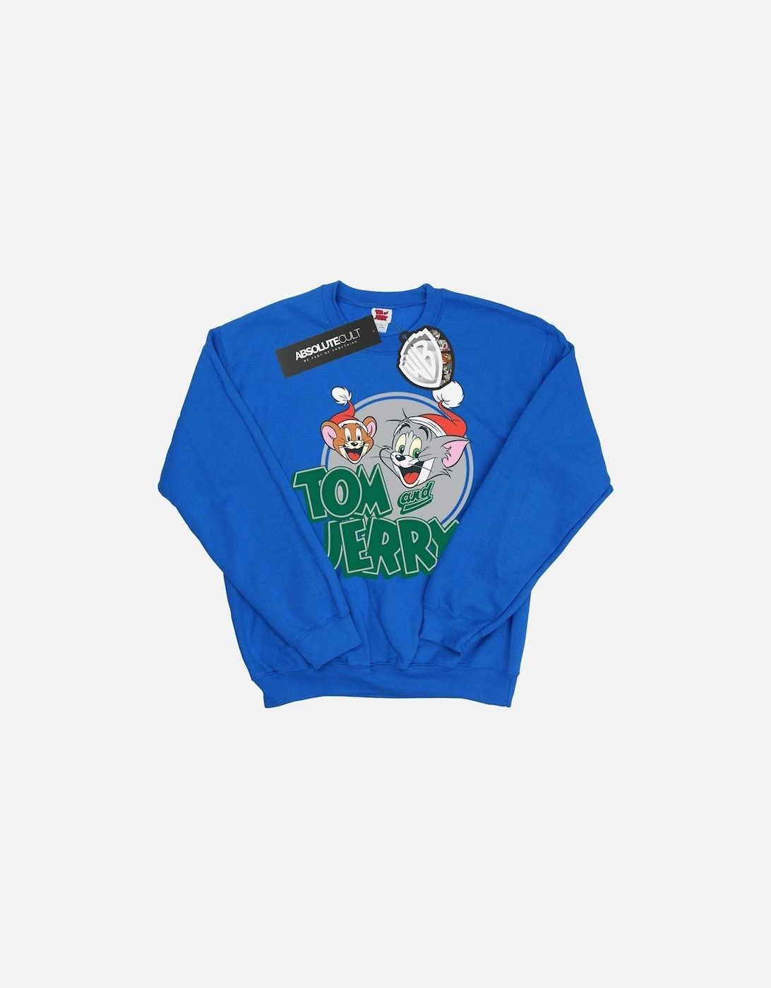 Tom And Jerry Boys Christmas Greetings Sweatshirt, 6 of 5