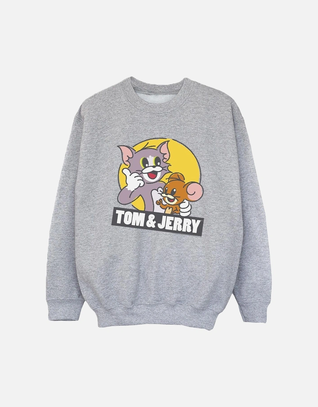 Tom And Jerry Boys Sketch Logo Sweatshirt, 4 of 3