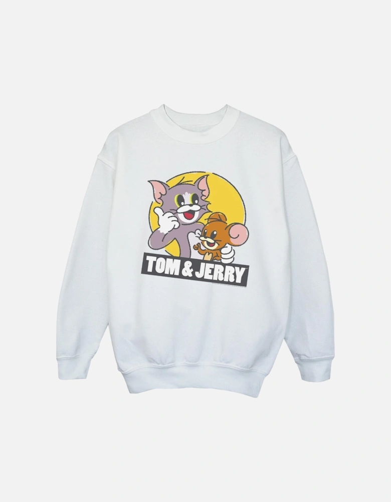 Tom And Jerry Boys Sketch Logo Sweatshirt