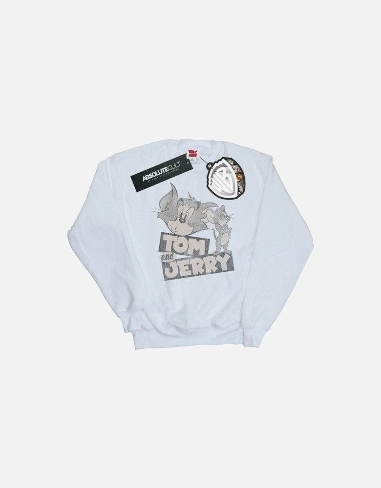 Tom And Jerry Boys Cartoon Wink Sweatshirt