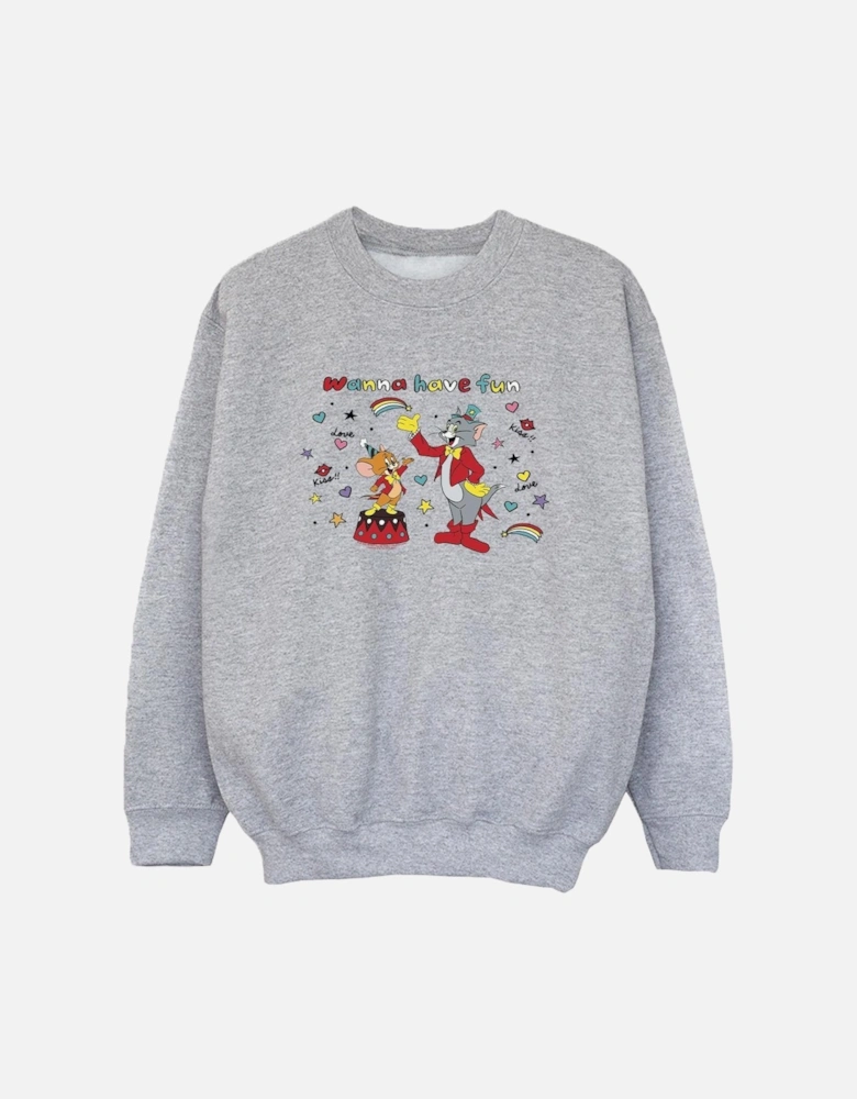 Tom And Jerry Boys Wanna Have Fun Sweatshirt