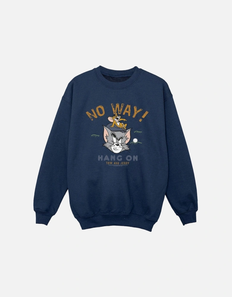 Tom And Jerry Boys Hang On Golf Sweatshirt
