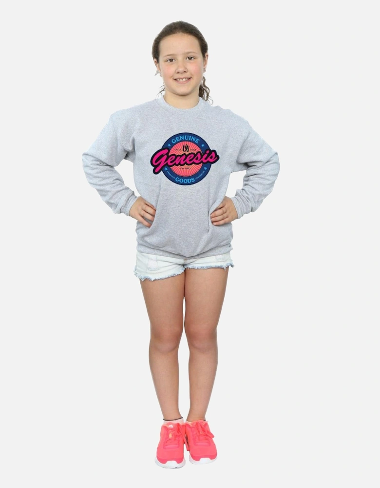 Girls Neon Logo Sweatshirt