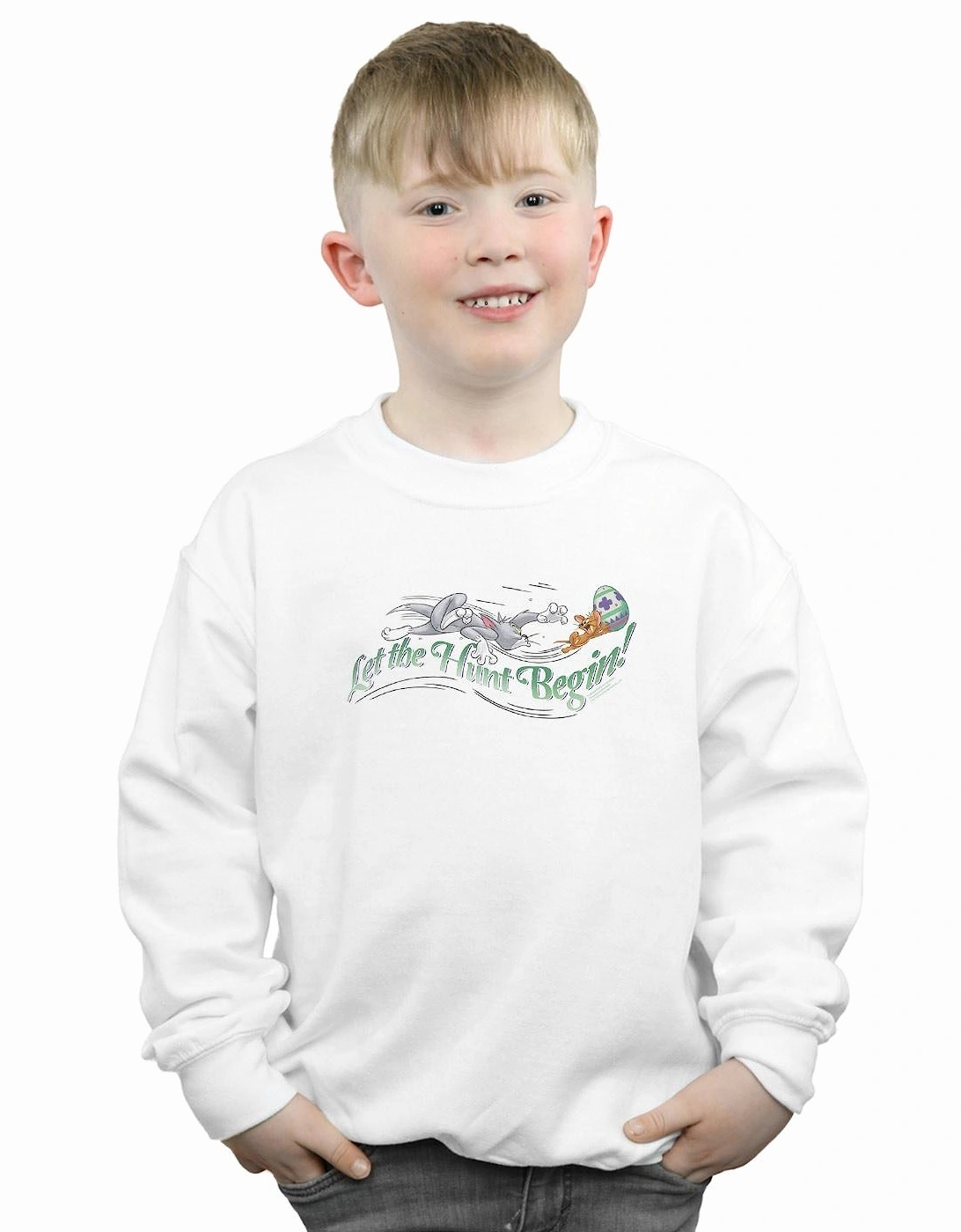 Tom And Jerry Boys Let The Hunt Begin Sweatshirt