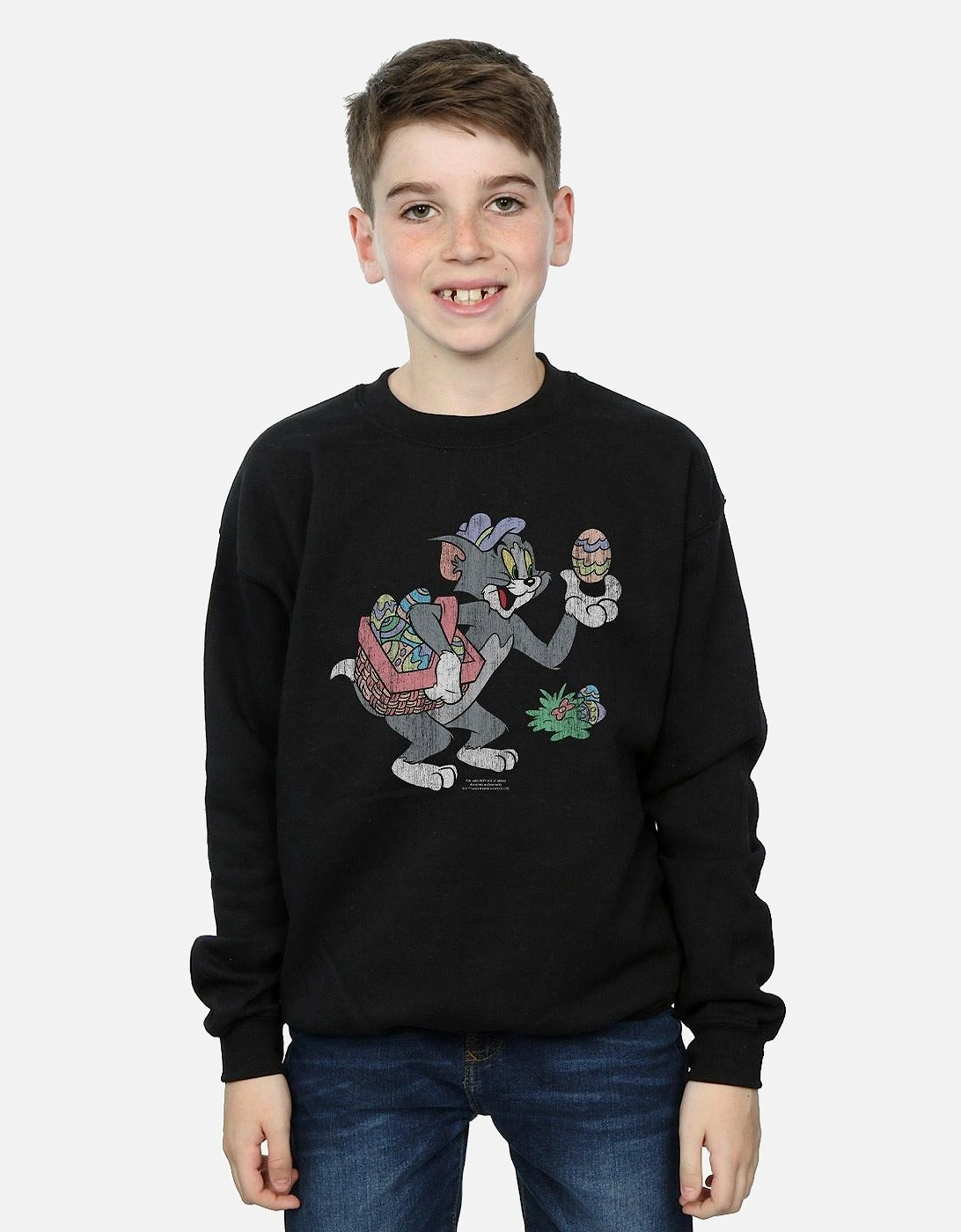 Tom And Jerry Boys Egg Hunt Sweatshirt