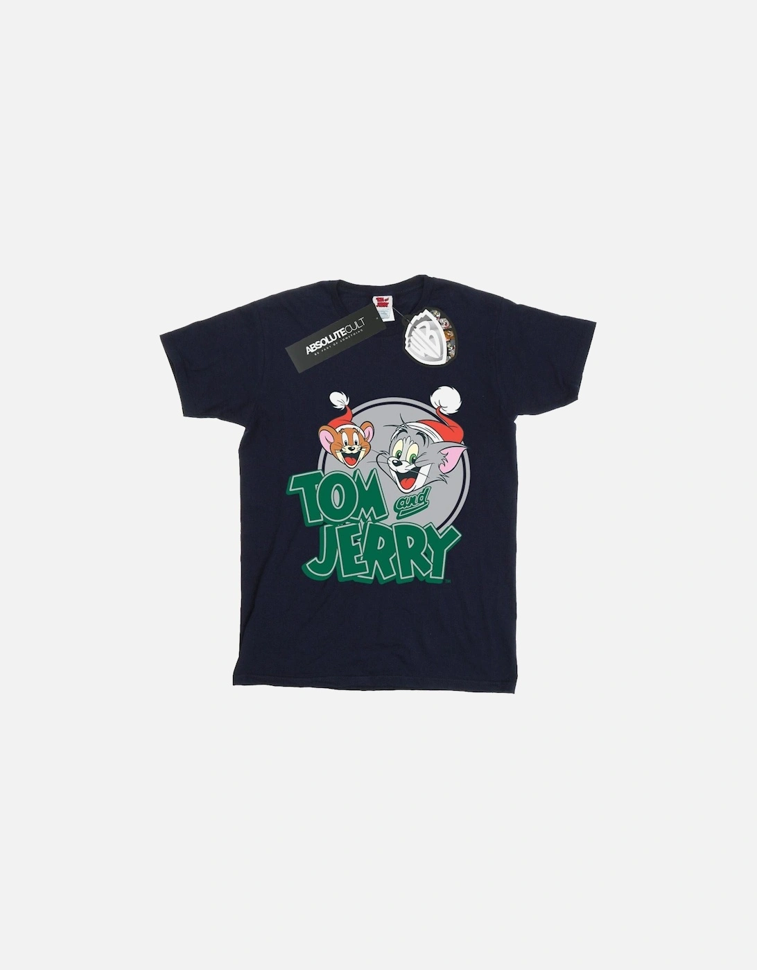 Tom And Jerry Boys Christmas Greetings T-Shirt, 6 of 5