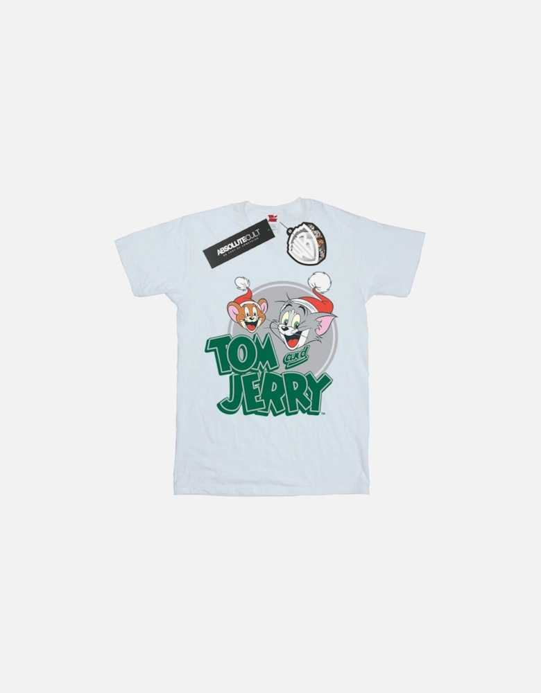 Tom And Jerry Boys Christmas Greetings T-Shirt