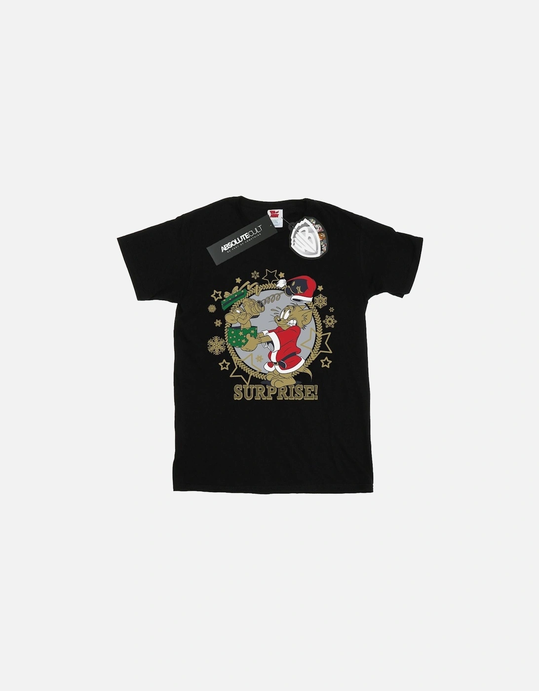 Tom And Jerry Boys Christmas Surprise T-Shirt, 6 of 5