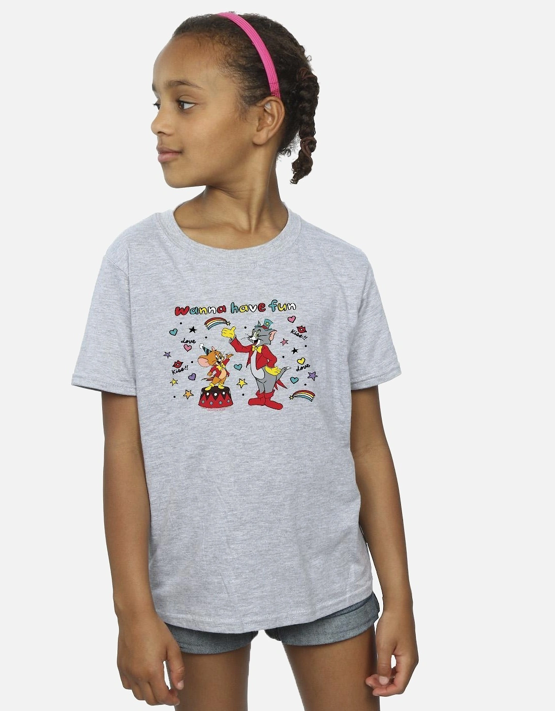 Tom And Jerry Girls Wanna Have Fun Cotton T-Shirt