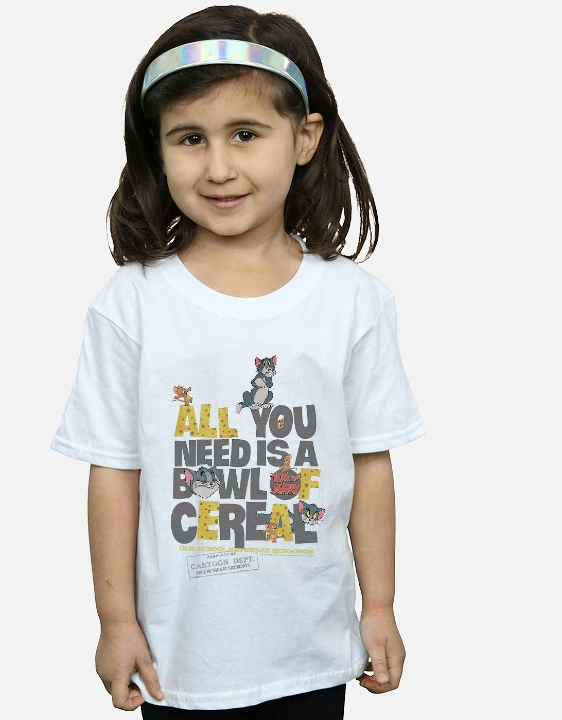 Tom And Jerry Girls All You Need Is Cotton T-Shirt