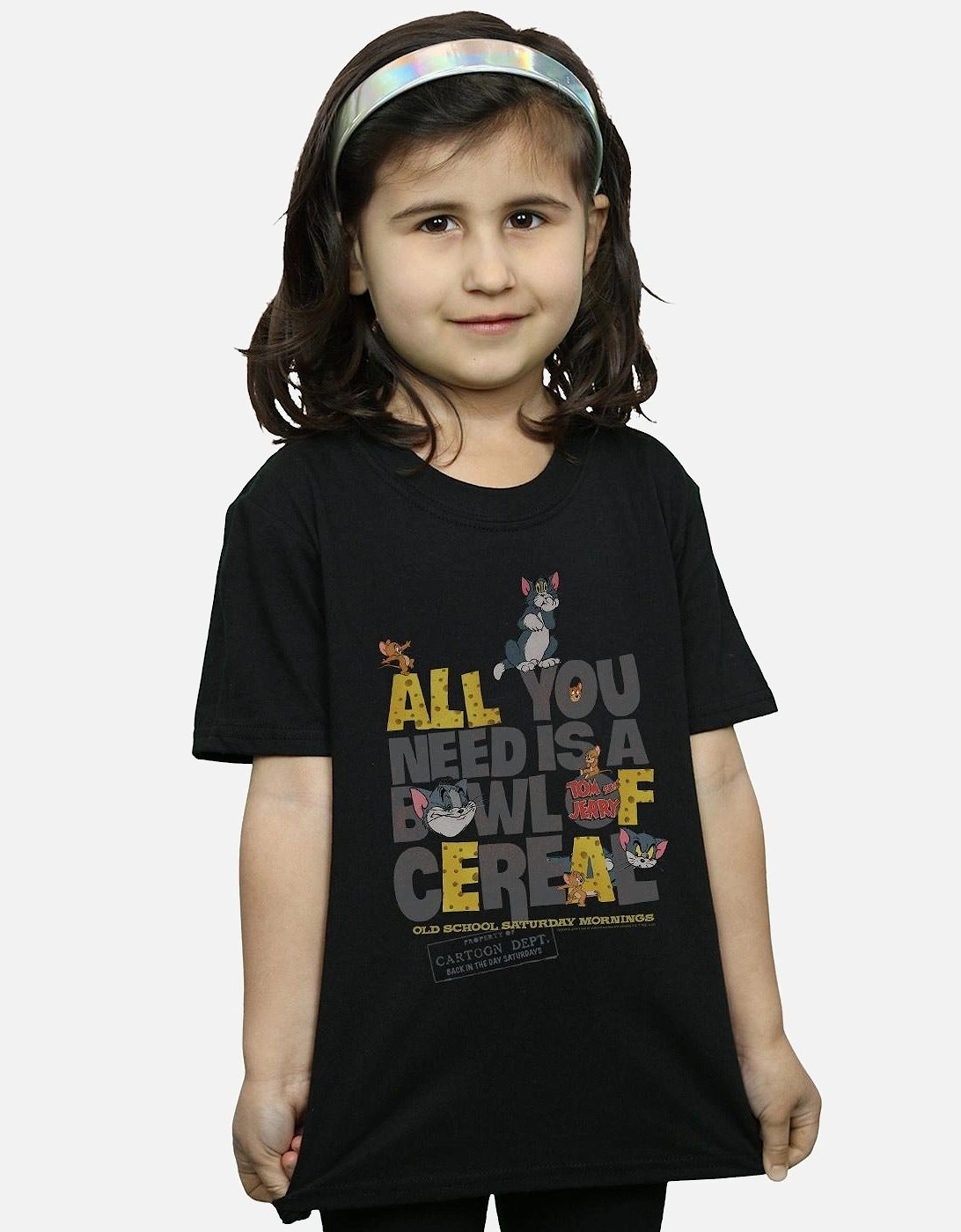Tom And Jerry Girls All You Need Is Cotton T-Shirt