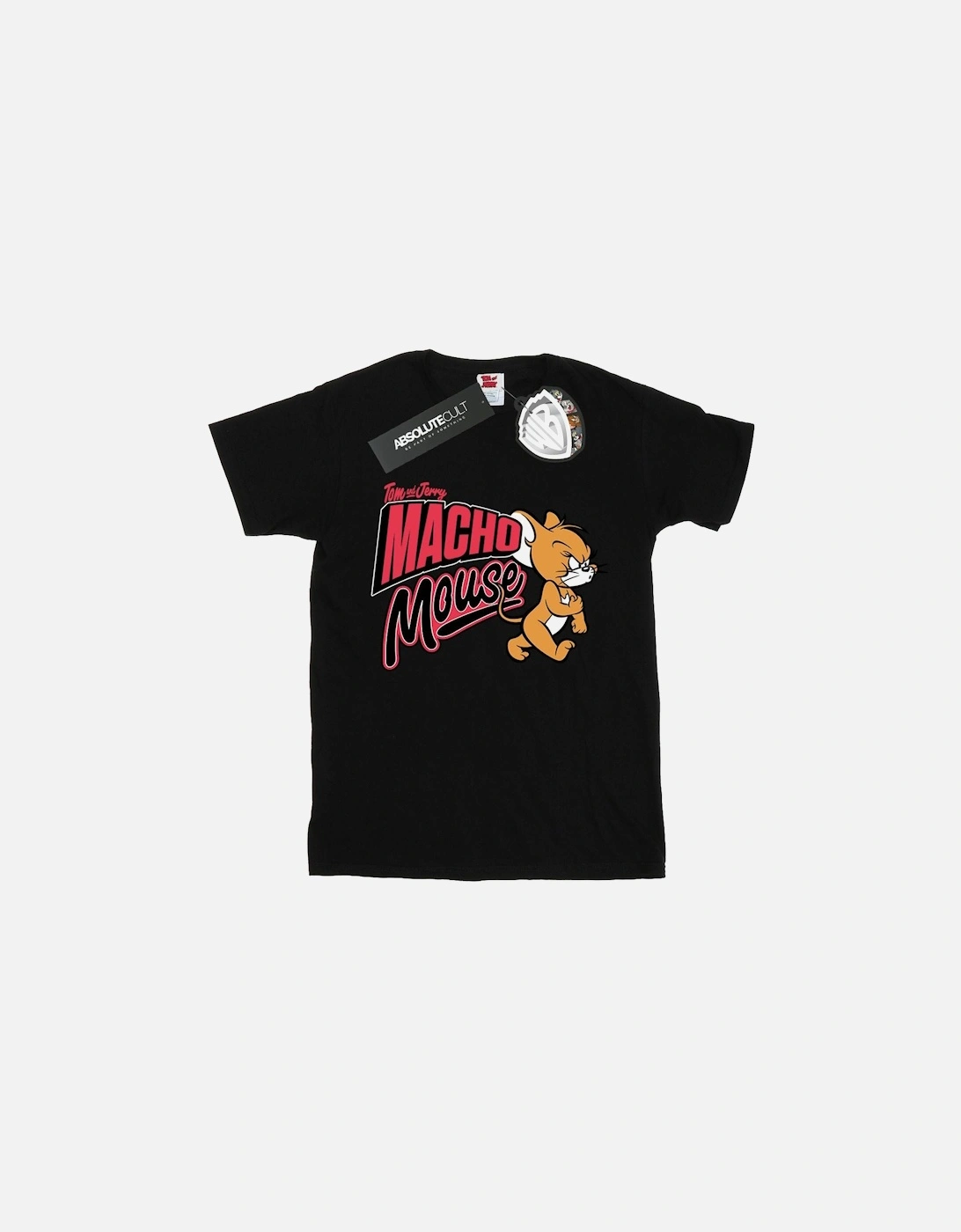 Tom And Jerry Boys Macho Mouse T-Shirt, 6 of 5
