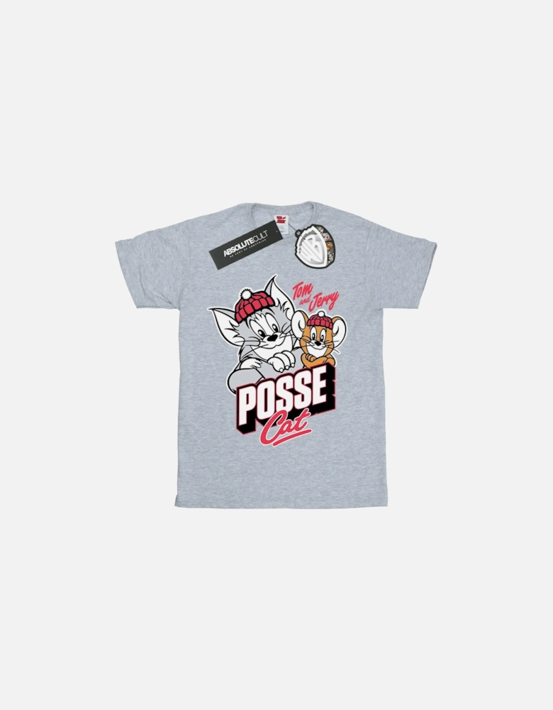 Tom And Jerry Boys Posse Cat T-Shirt