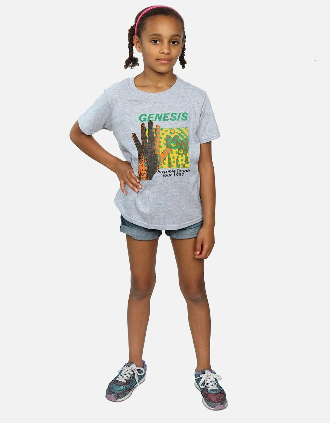 Girls Invisible Touch Tour Cotton T-Shirt
