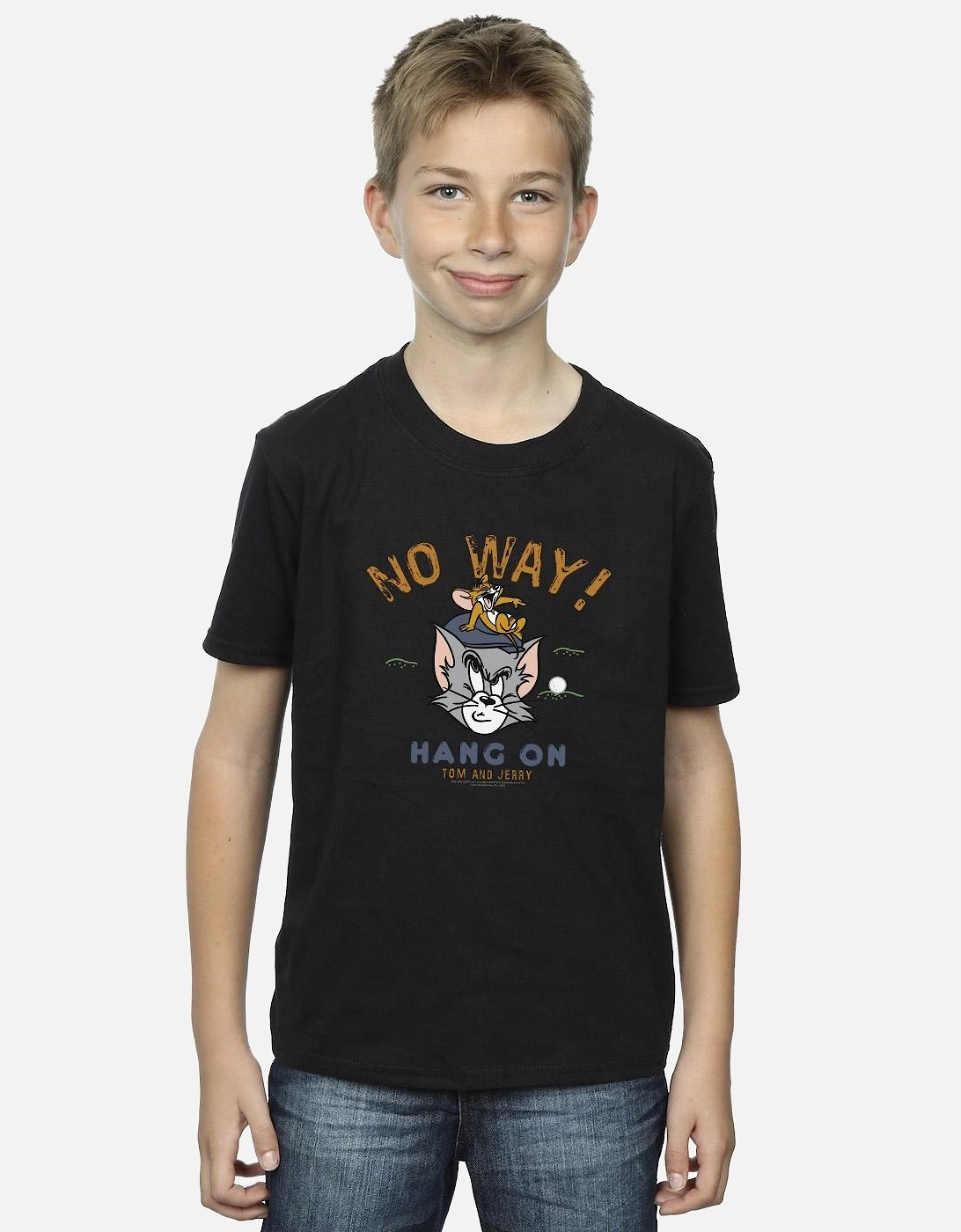 Tom And Jerry Boys Hang On Golf T-Shirt