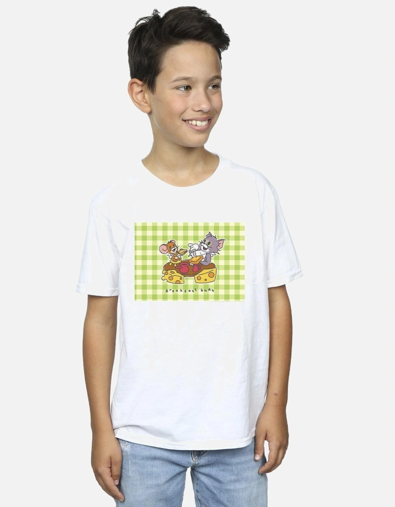 Tom And Jerry Boys Breakfast Buds T-Shirt