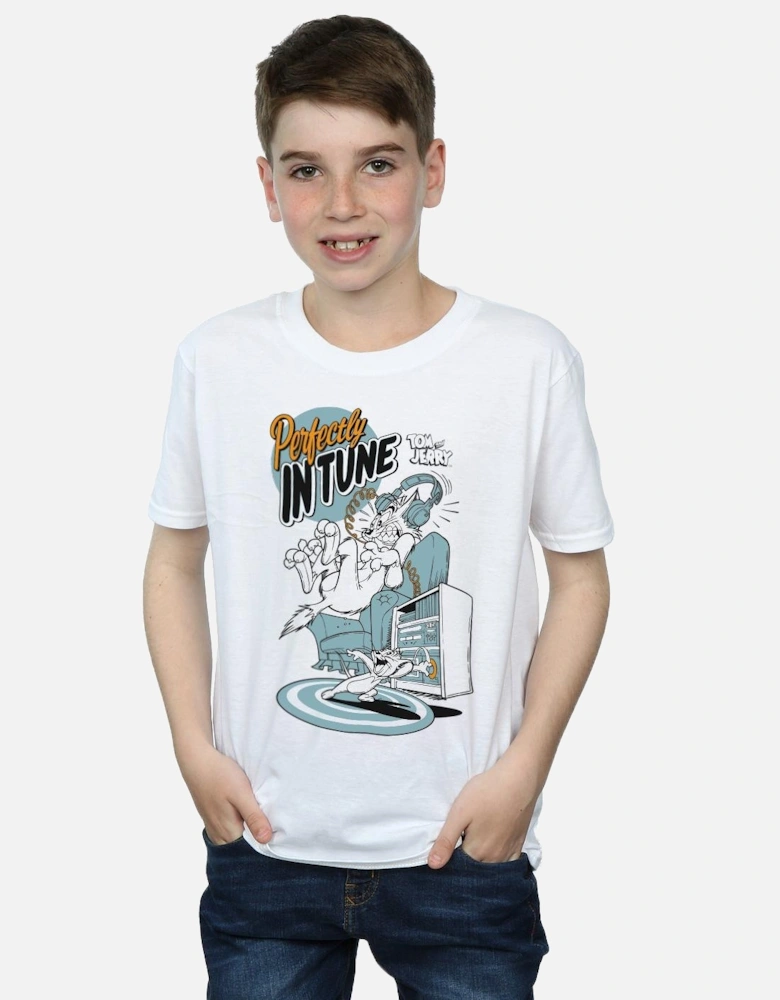 Tom And Jerry Boys Perfectly In Tune T-Shirt