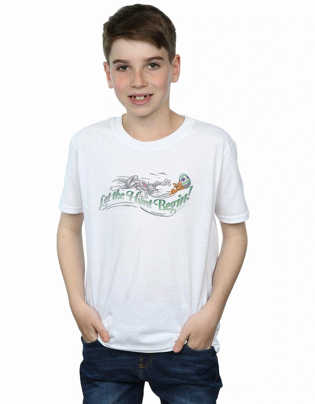 Tom And Jerry Boys Let The Hunt Begin T-Shirt