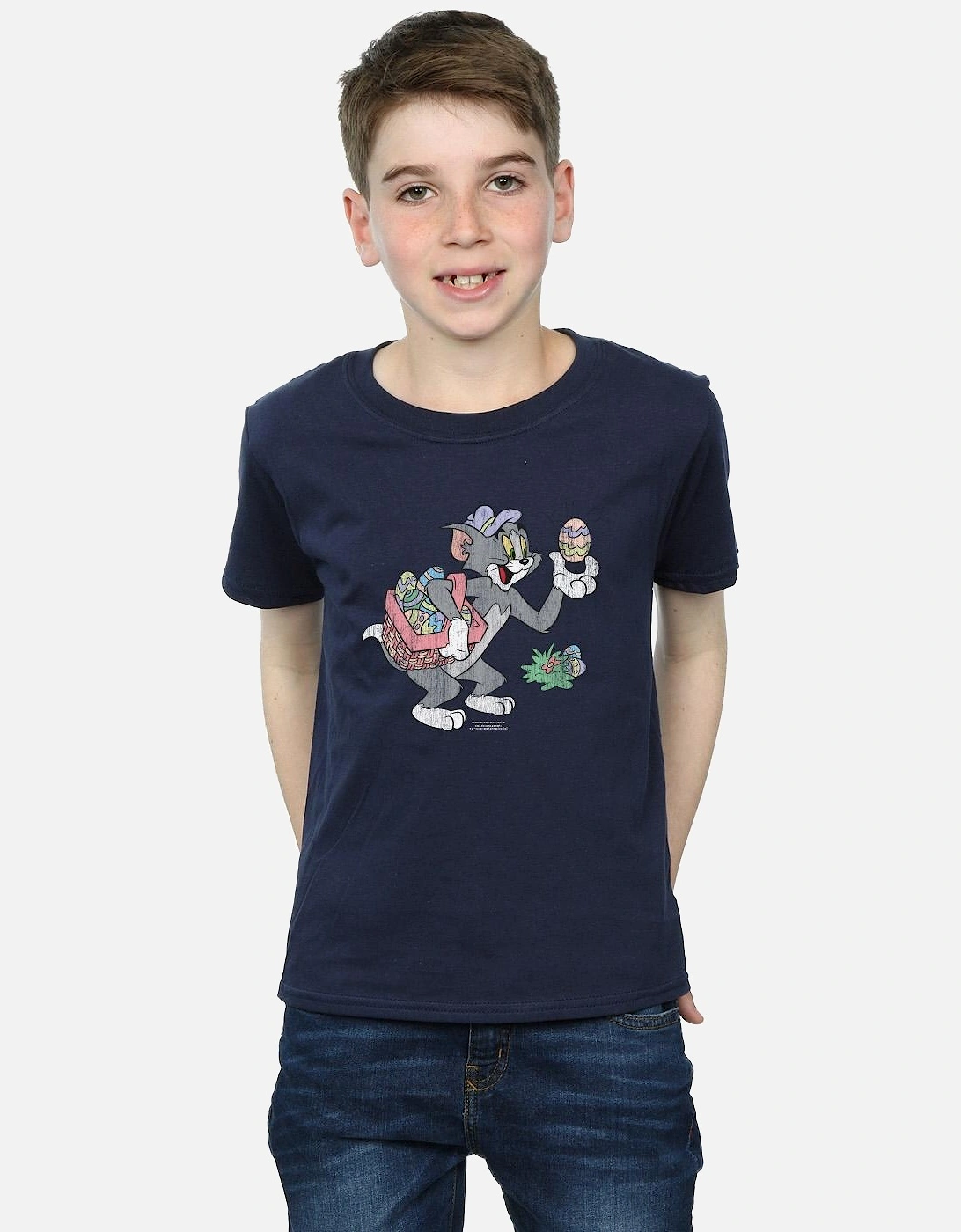 Tom And Jerry Boys Egg Hunt T-Shirt