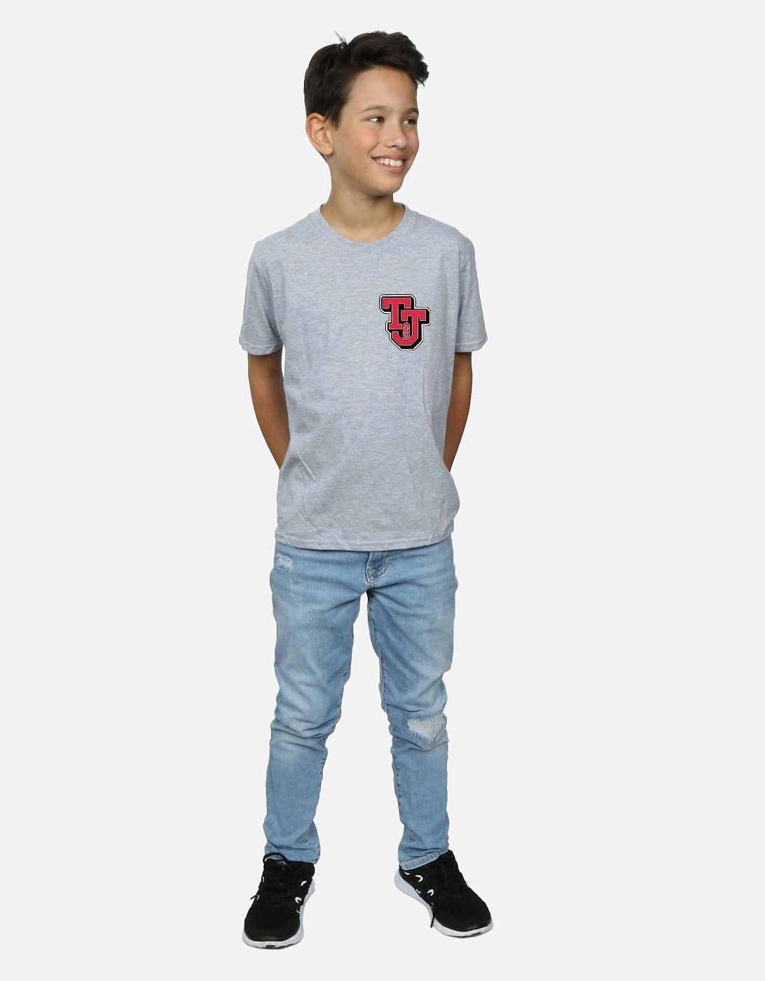 Tom And Jerry Boys Collegiate Logo T-Shirt