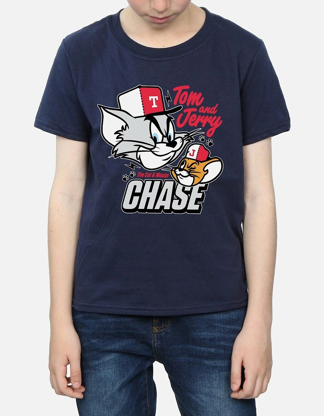 Tom And Jerry Boys Cat & Mouse Chase T-Shirt