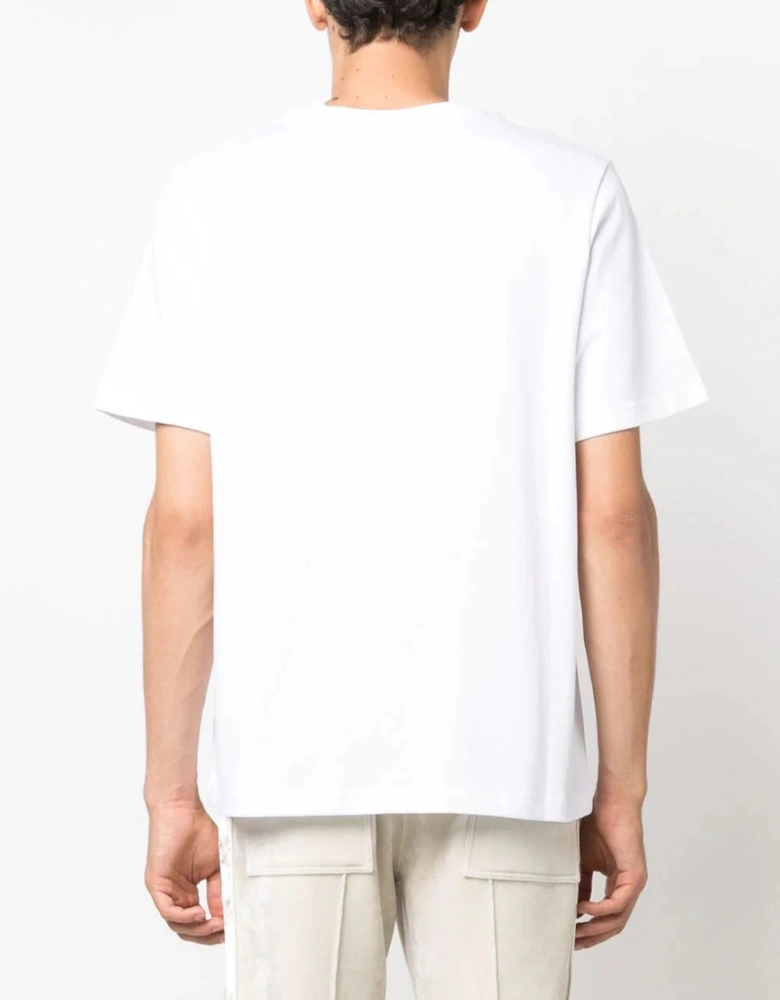 Tennis Club Pastelle Print T-Shirt in White