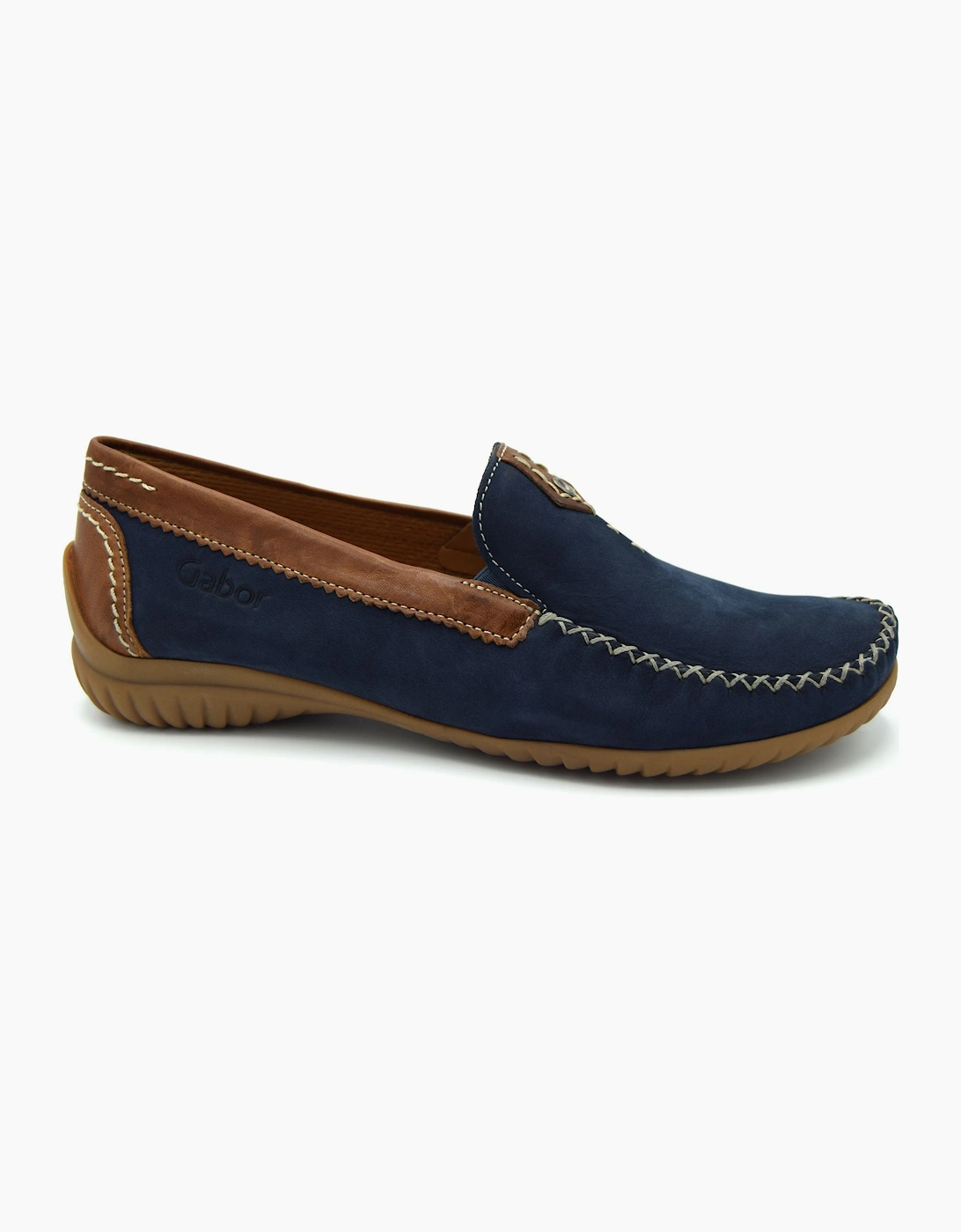Gabor Women's CALIFORNIA 66.090 LADIES MOCCASIN - Navy - Size: 4/G