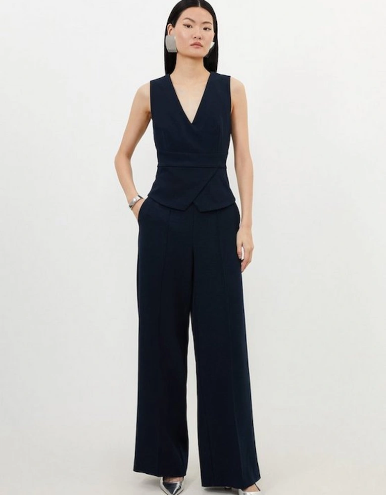 Tailored Wide Leg Trousers