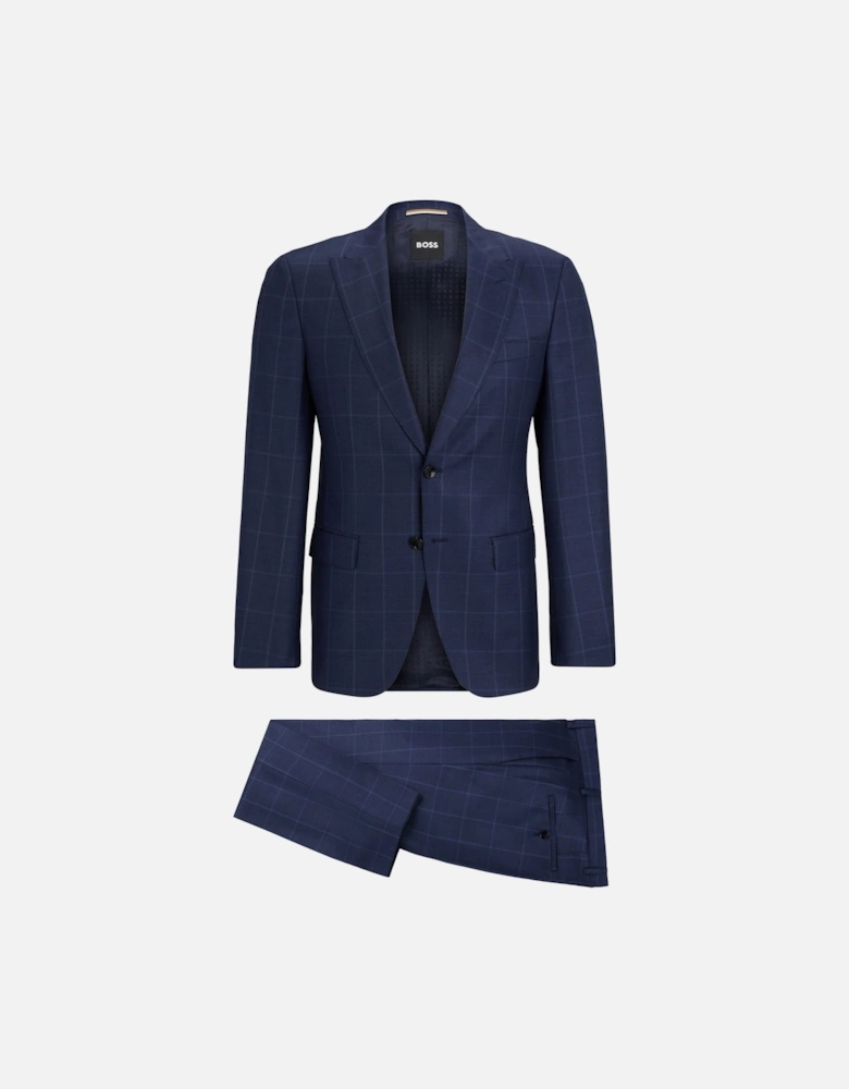 Boss H-huge-2pce-peak -232 Suit Dark Blue