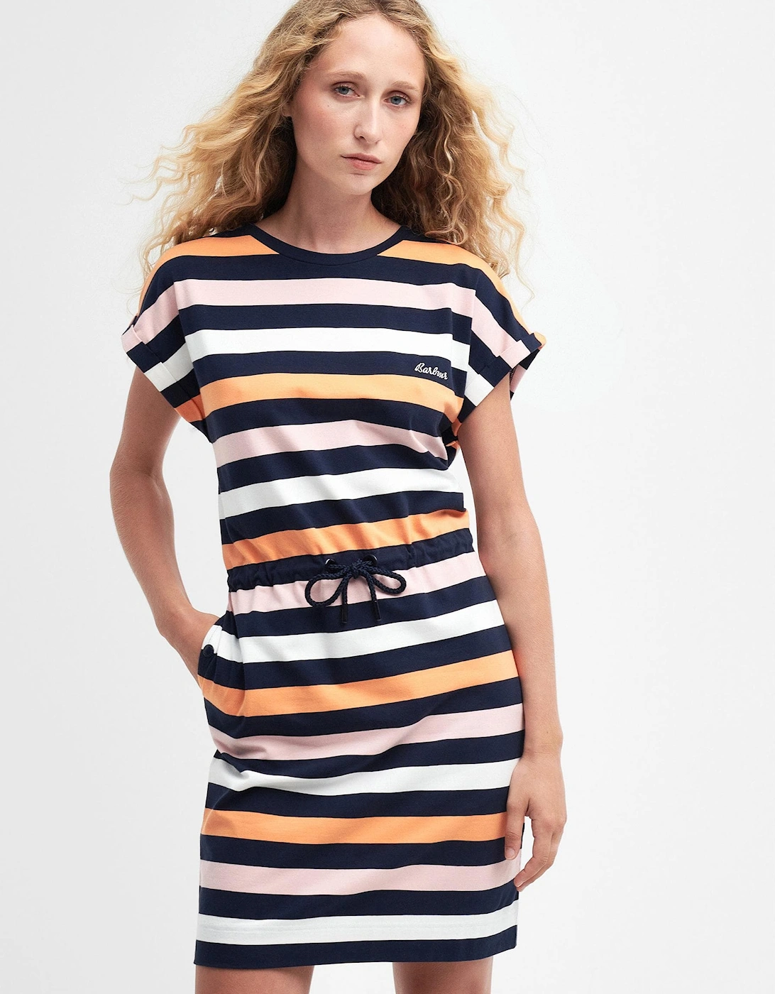 Marloes Striped Womens Dress, 10 of 9