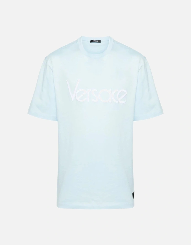 Tribute Embroidery Logo T-shirt Blue