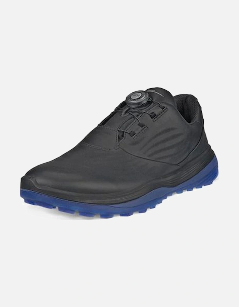 132274-01001 Mens Golf black leather shoe