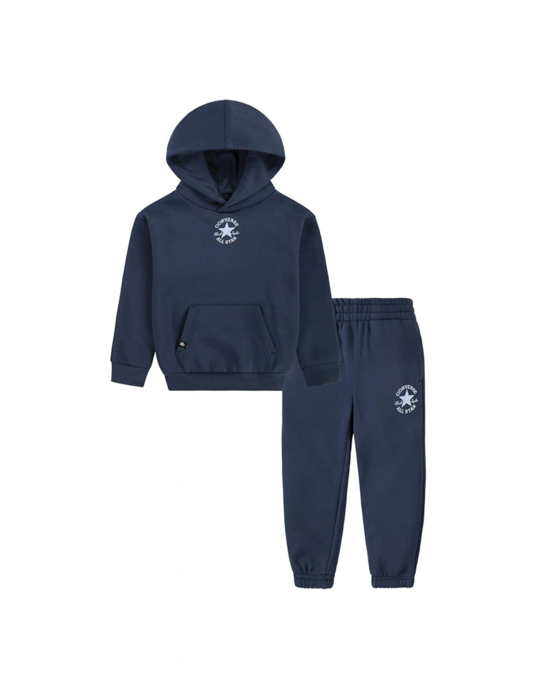 Younger Boys Core Hoody and Pant Set - Navy