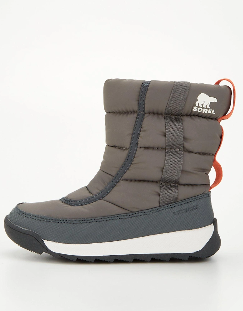 Younger Kids Whitney II Puffy Midi Waterproof Boot - Grey