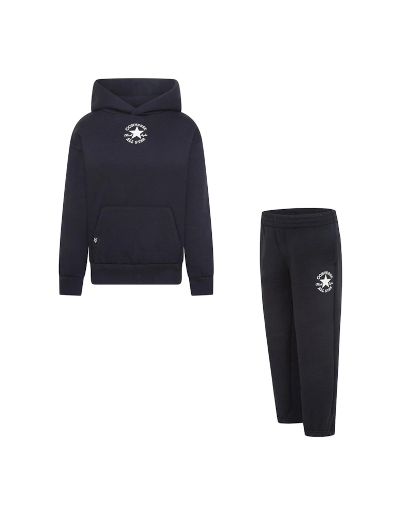 Younger Boys Core Hoody and Pant Set - Black