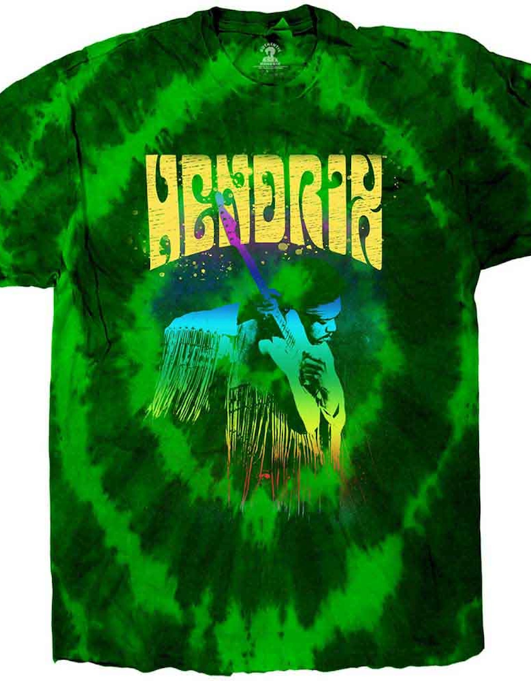 Unisex Adult Hear The Vibe Tie Dye T-Shirt, 2 of 1
