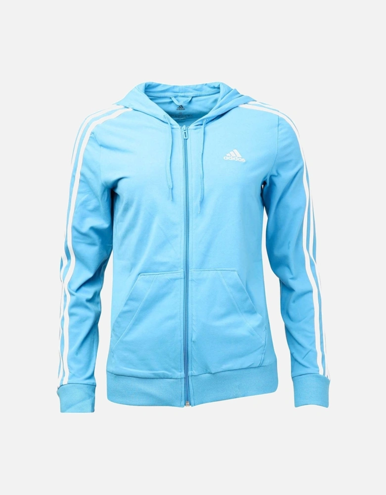 Womens Essentials 3-Stripes Zip Hoody