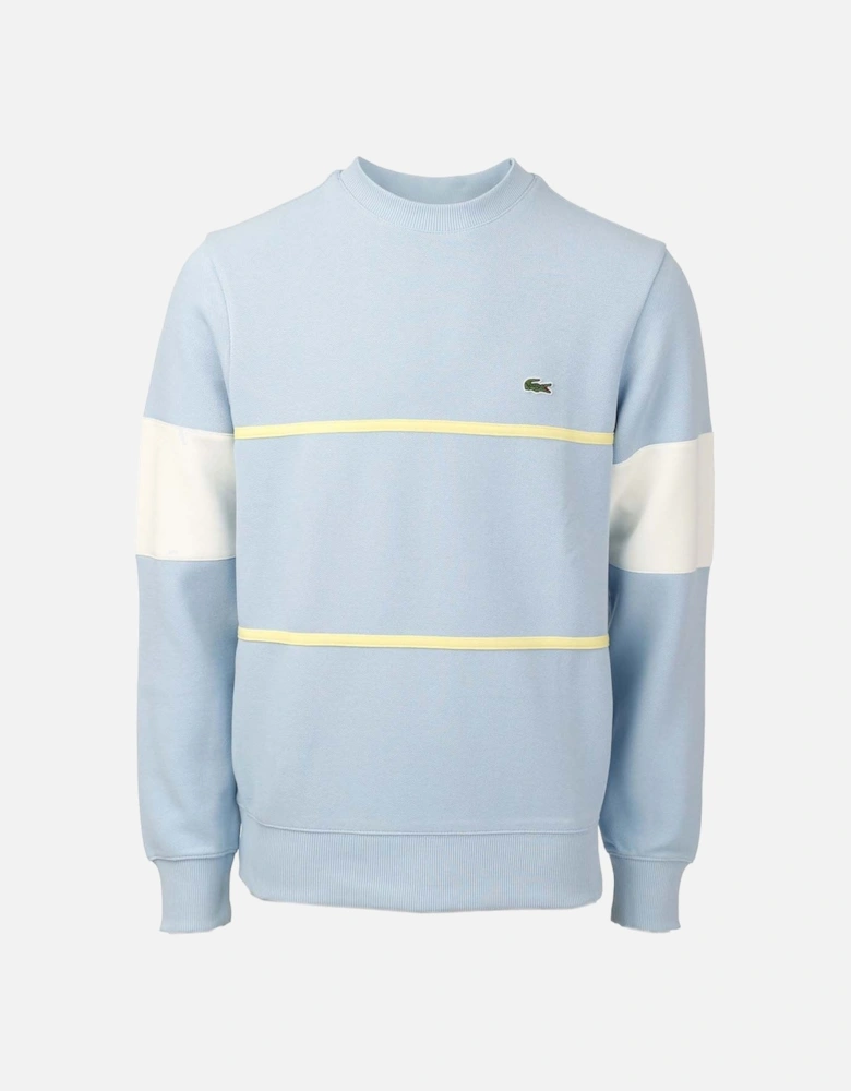 Mens Heritage Colourblock Pique Sweatshirt