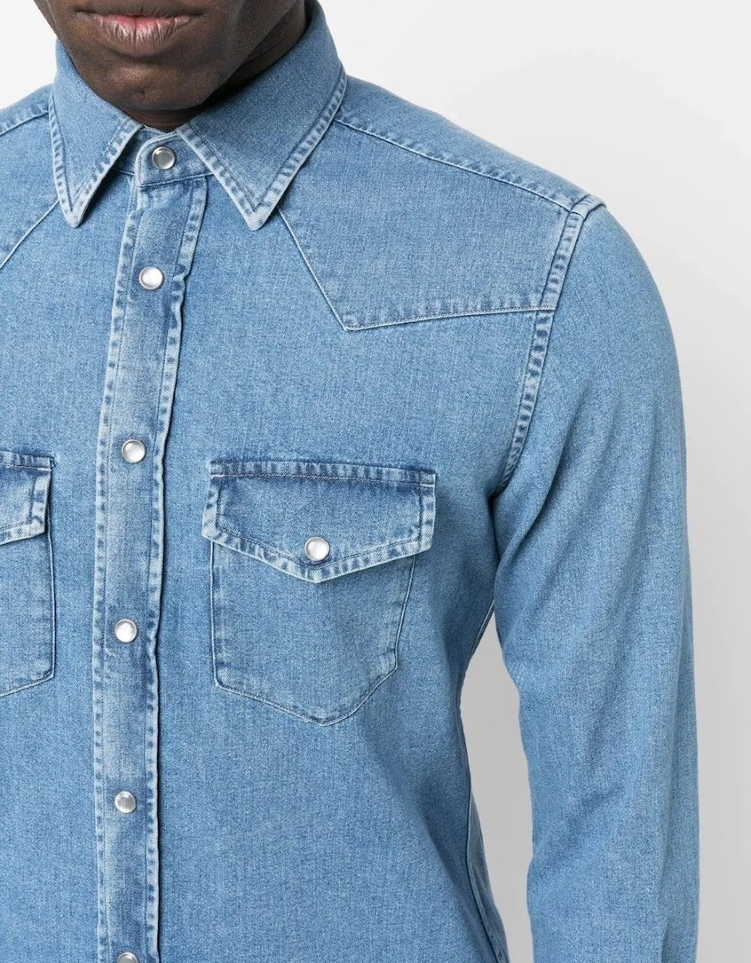 Denim Western Shirt Blue