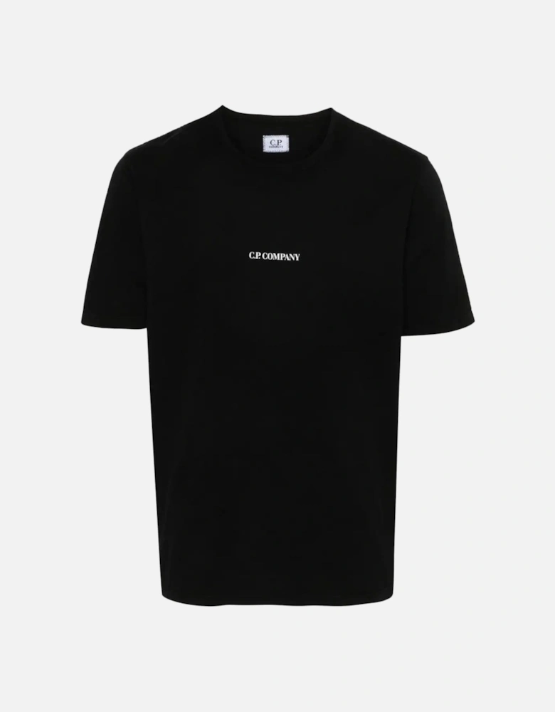 Garment Dyed Logo T-shirt Black